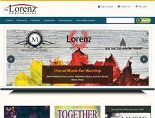 Tablet Screenshot of lorenz.com
